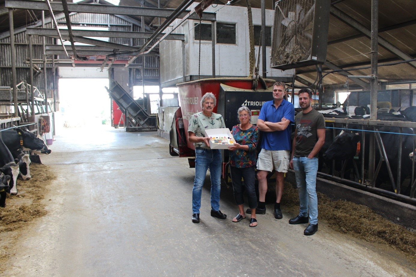 Automated feeding on dairy farm for 15 years